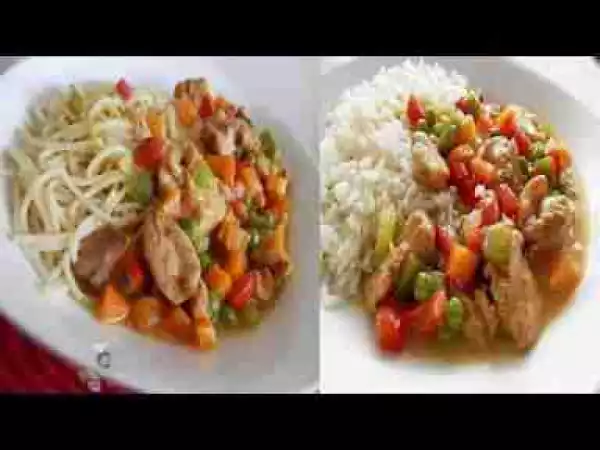 Video: Coconut Curry Sauce(Gravy) - with chicken & vegetables 5